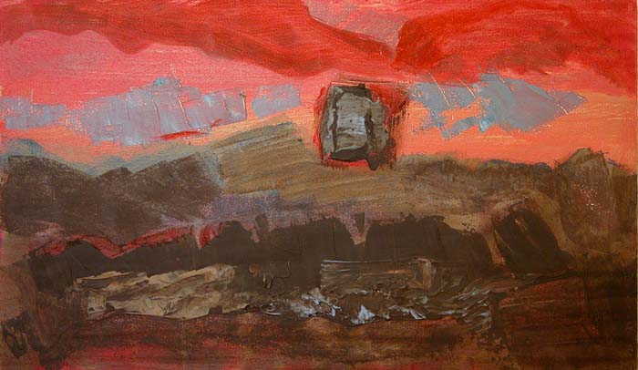 lueur Saint marc - 6M - huile sur bois